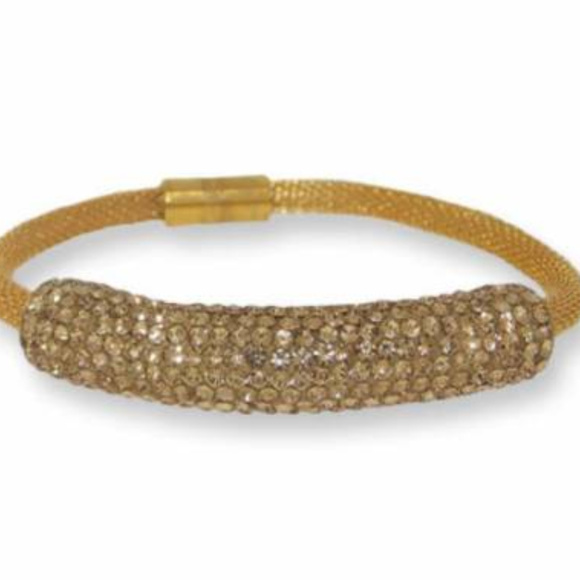 NWT bangle bracelet stainless steel crystal - Picture 3 of 5